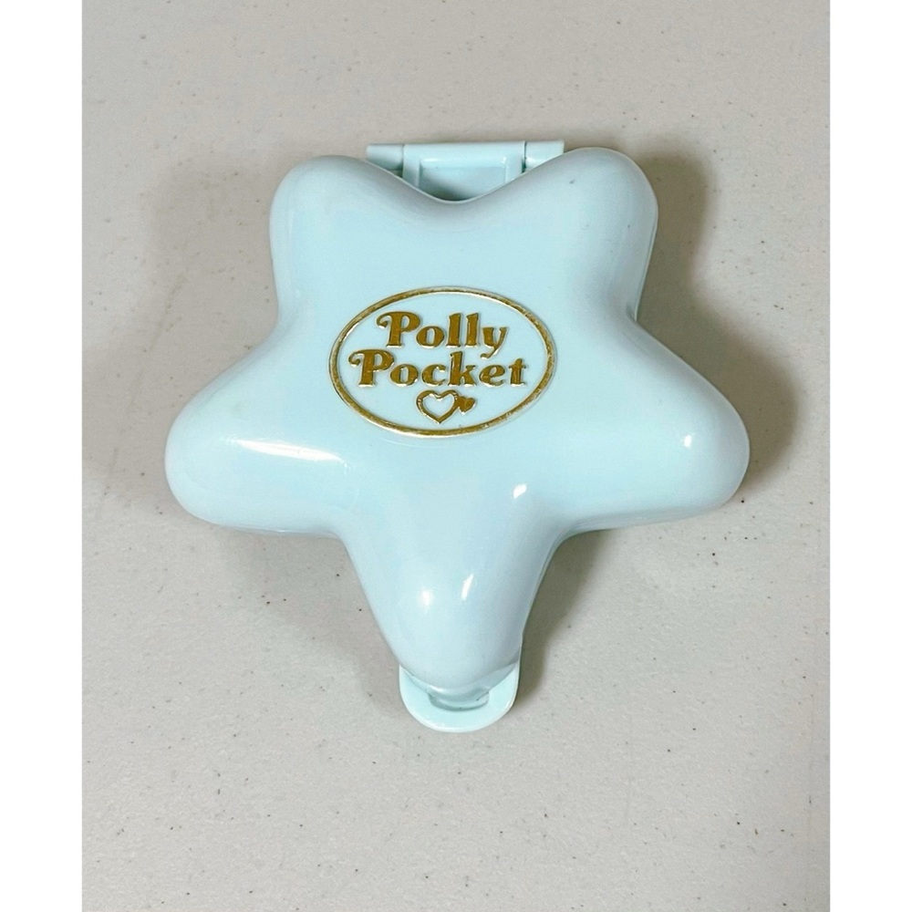 Polly Pocket Blue 1992 ‘Fairy Wishing World’ Star-Shaped Doll Play-Set Toy 🩵✨